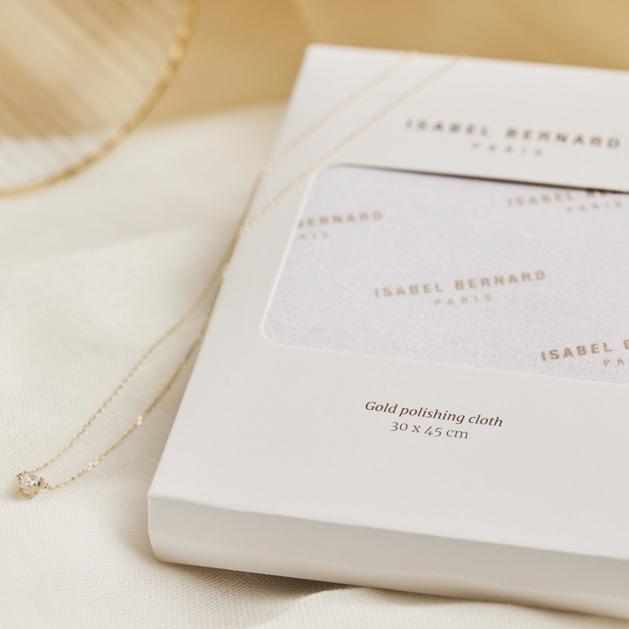 Cadeau d'Isabel polishing cloth for gold jewellery