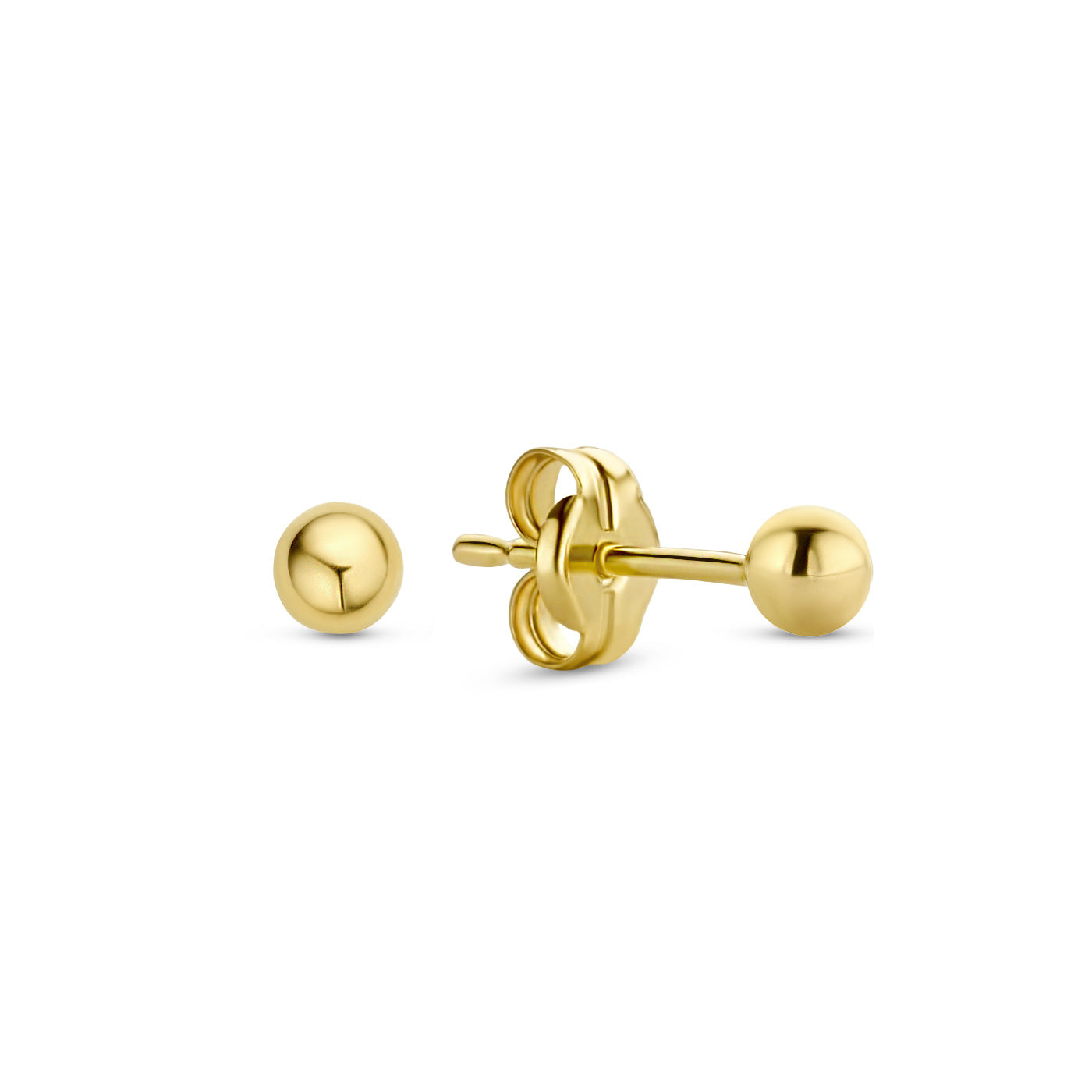 Le Marais Nadie 14 karat gold ear studs with sphere