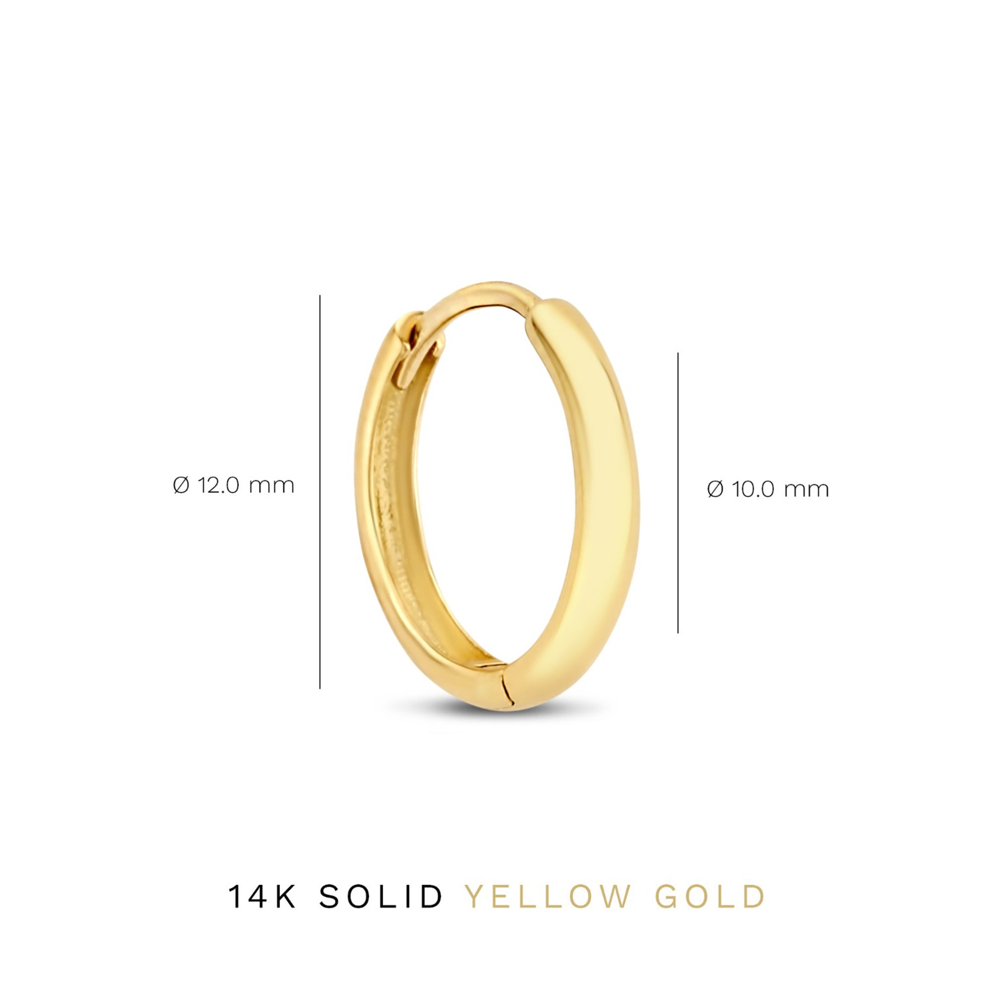Cadeau d'Isabel 14 karat gold earring set