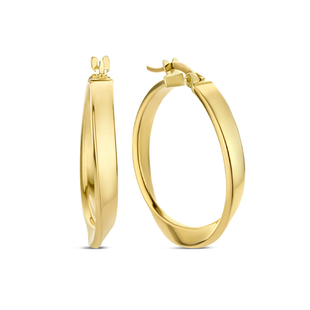 Rivoli Maryn 14 karat gold hoop earrings