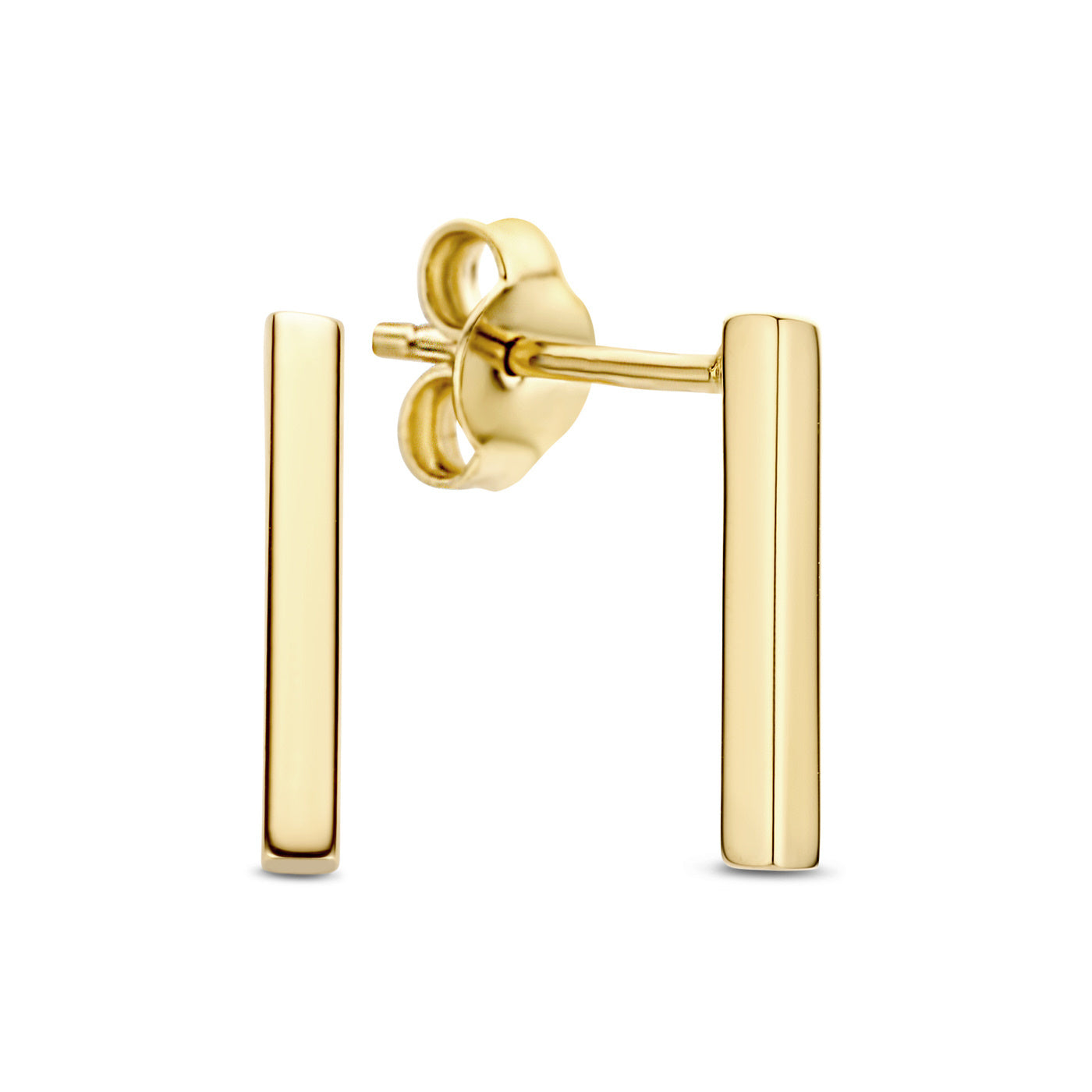 Le Marais Rosalie 14 karat gold ear studs with rod
