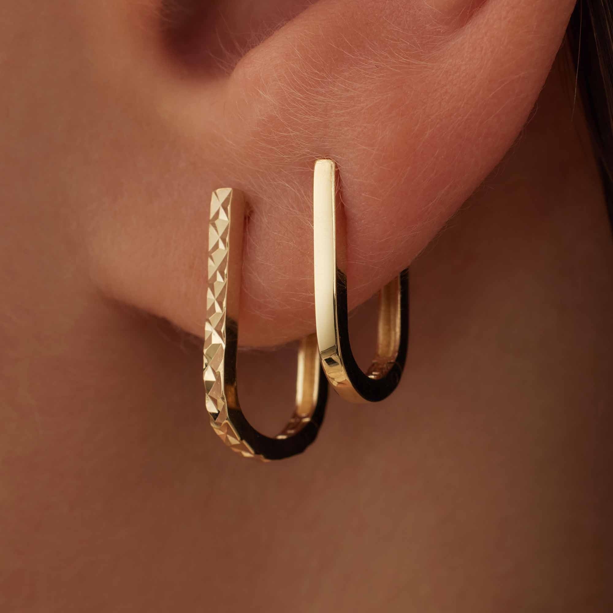 Rivoli Aimée 14 karat gold drop earrings