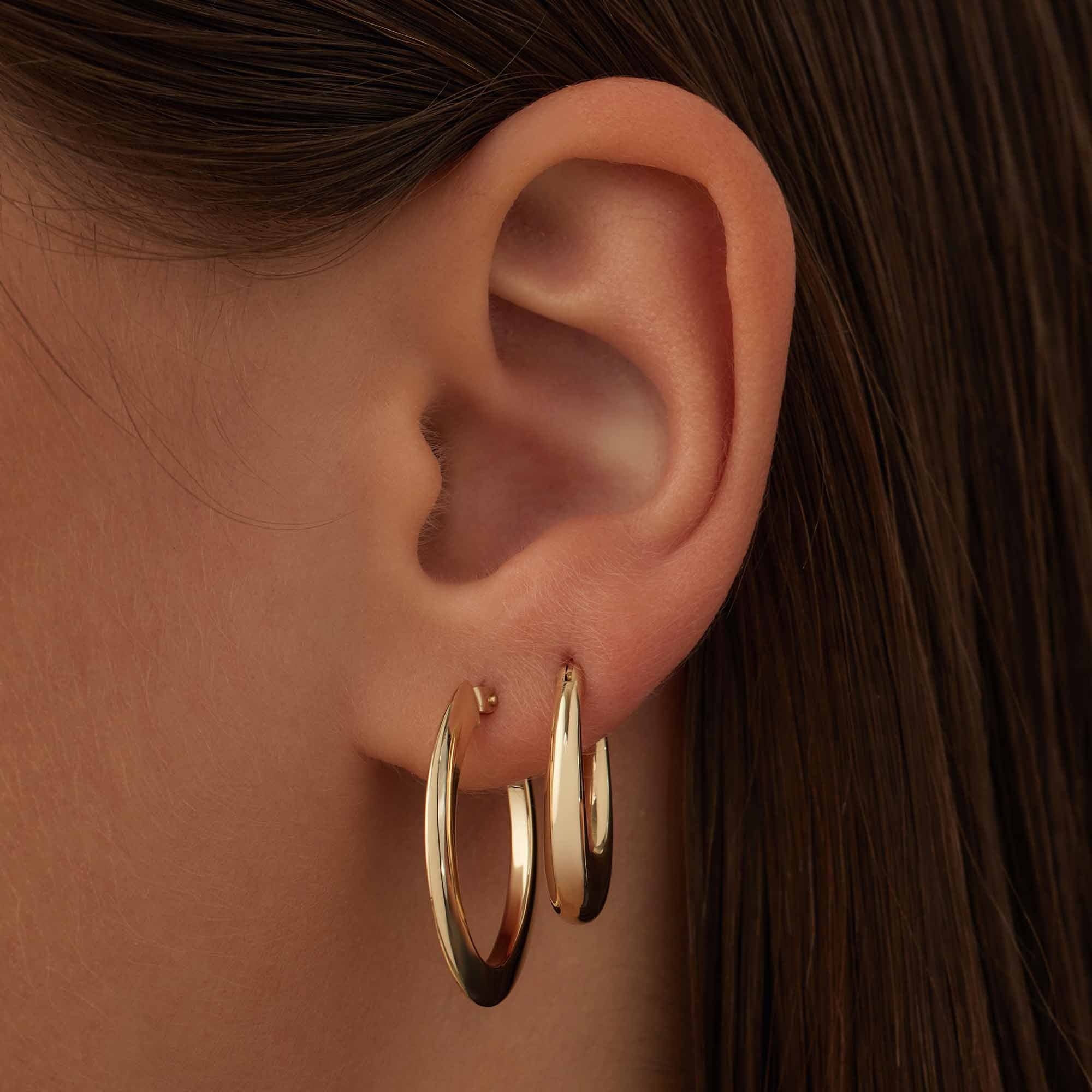 Rivoli Maryn 14 karat gold drop earrings