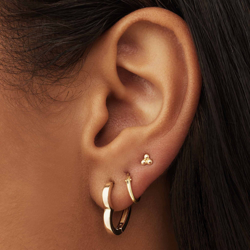 Belleville Amore 14 karat gold earrings with heart