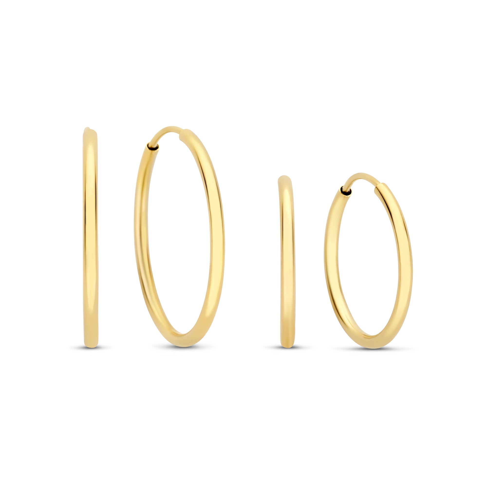 Cadeau d'Isabel 14 karat gold earring set