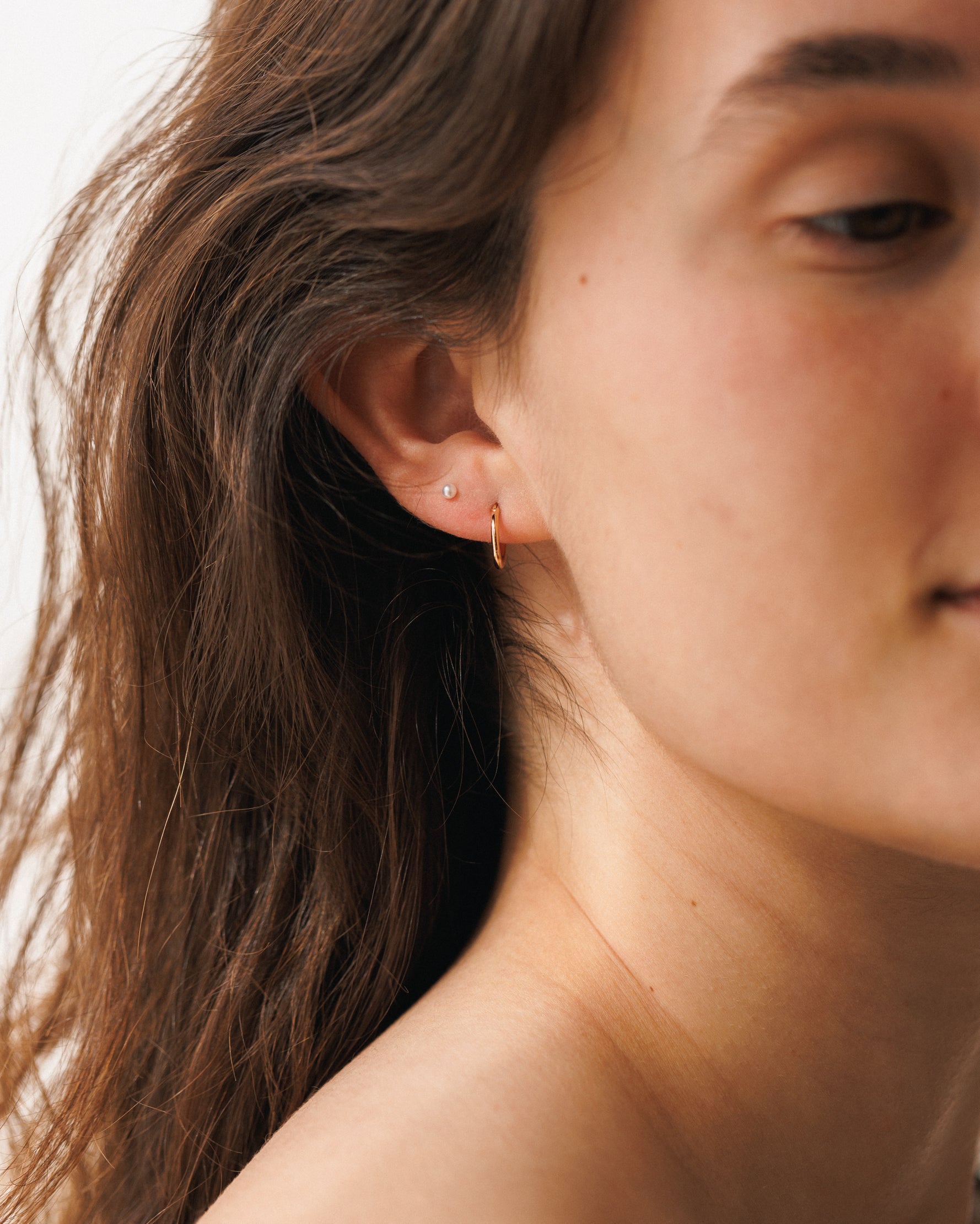 Solid Gold 24/7 Huggie Hoops