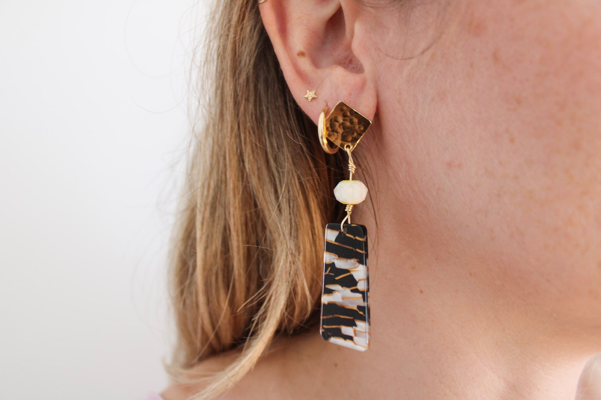 Marble Muse Earrings