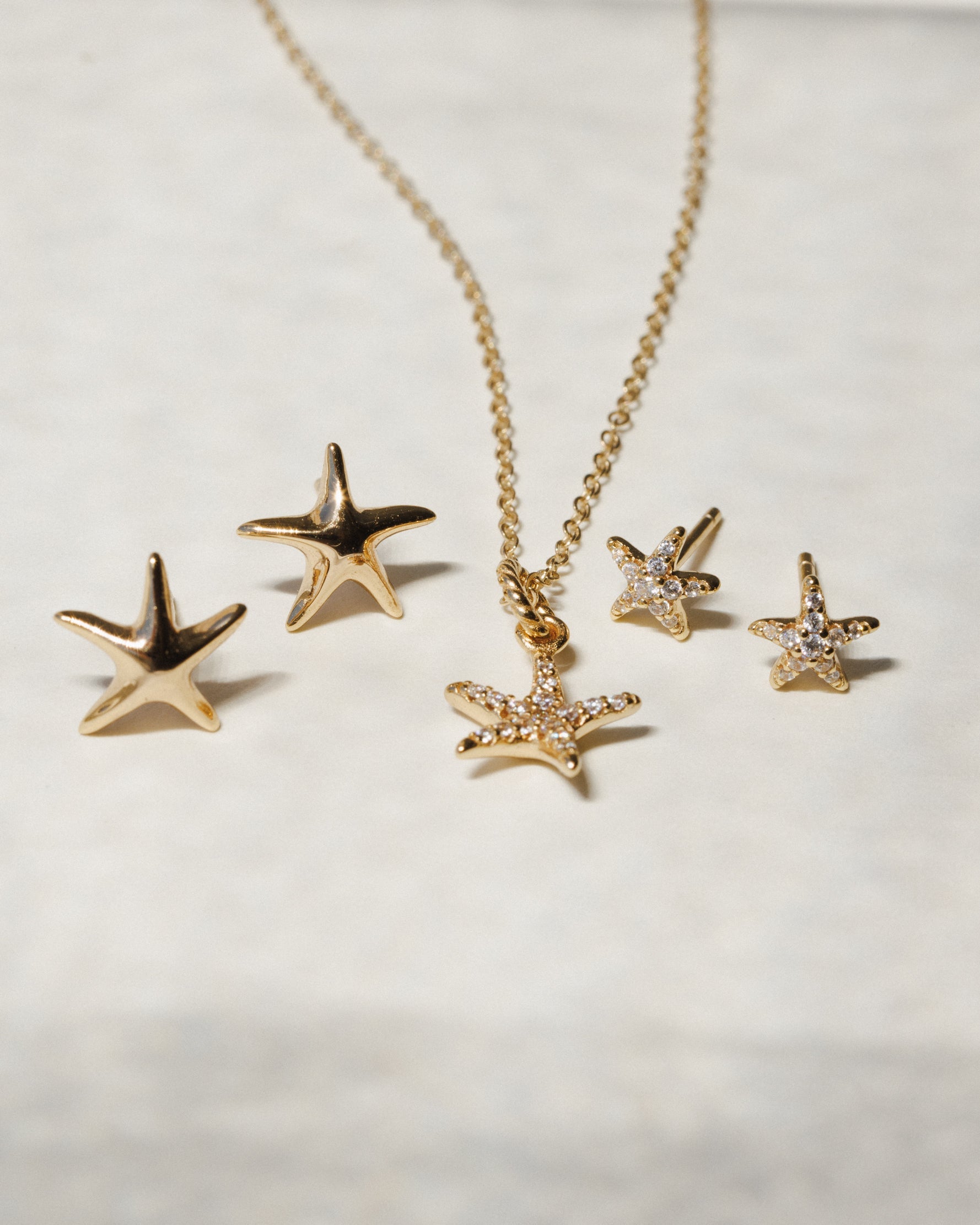 Pavé Sea Star Studs