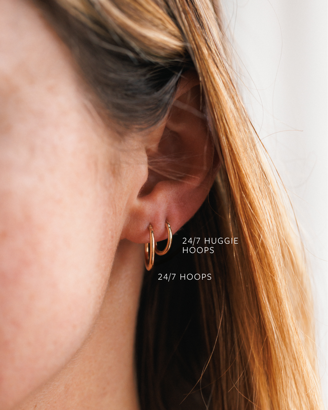 Solid Gold 24/7 Hoops