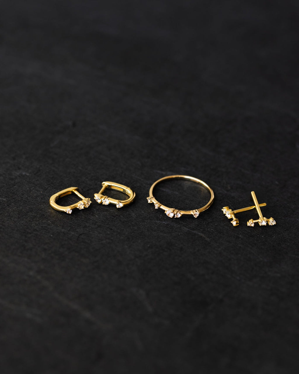 Astra Diamond Bar Studs