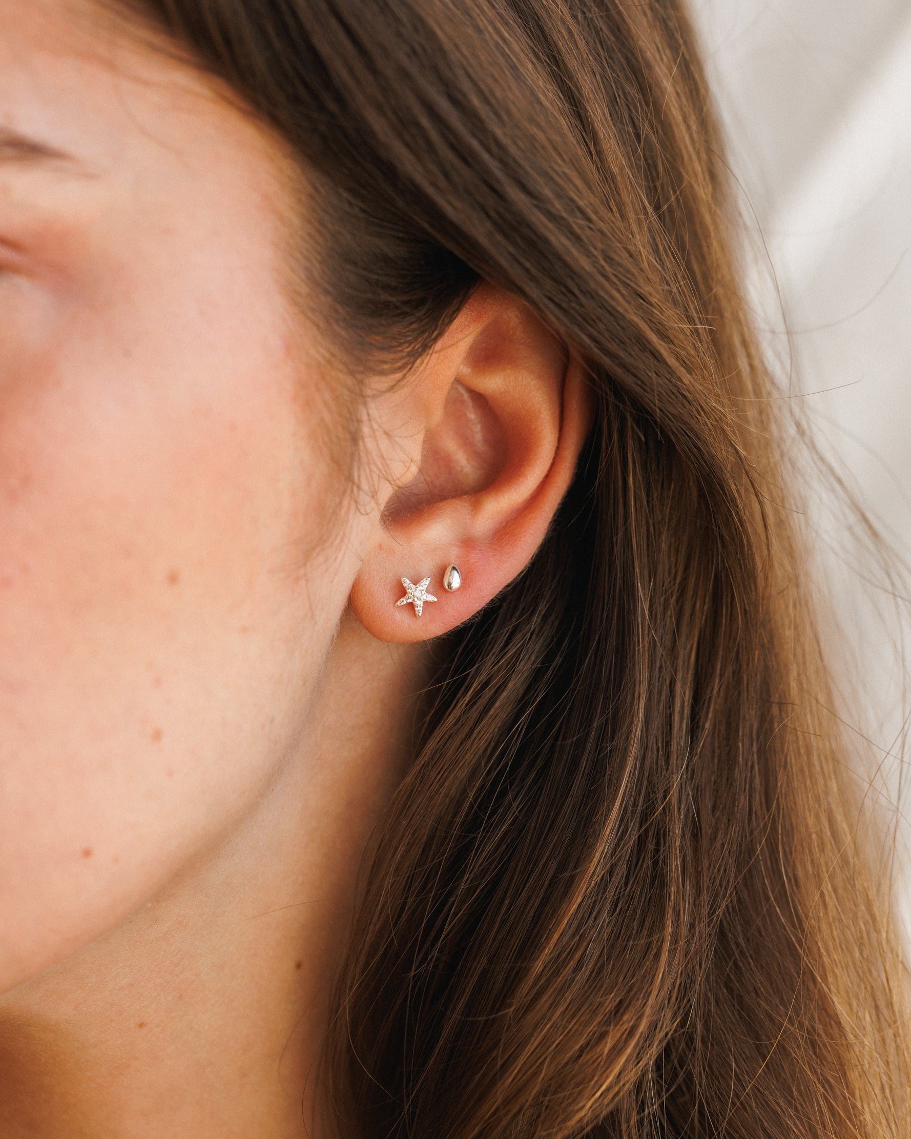 Pavé Sea Star Studs